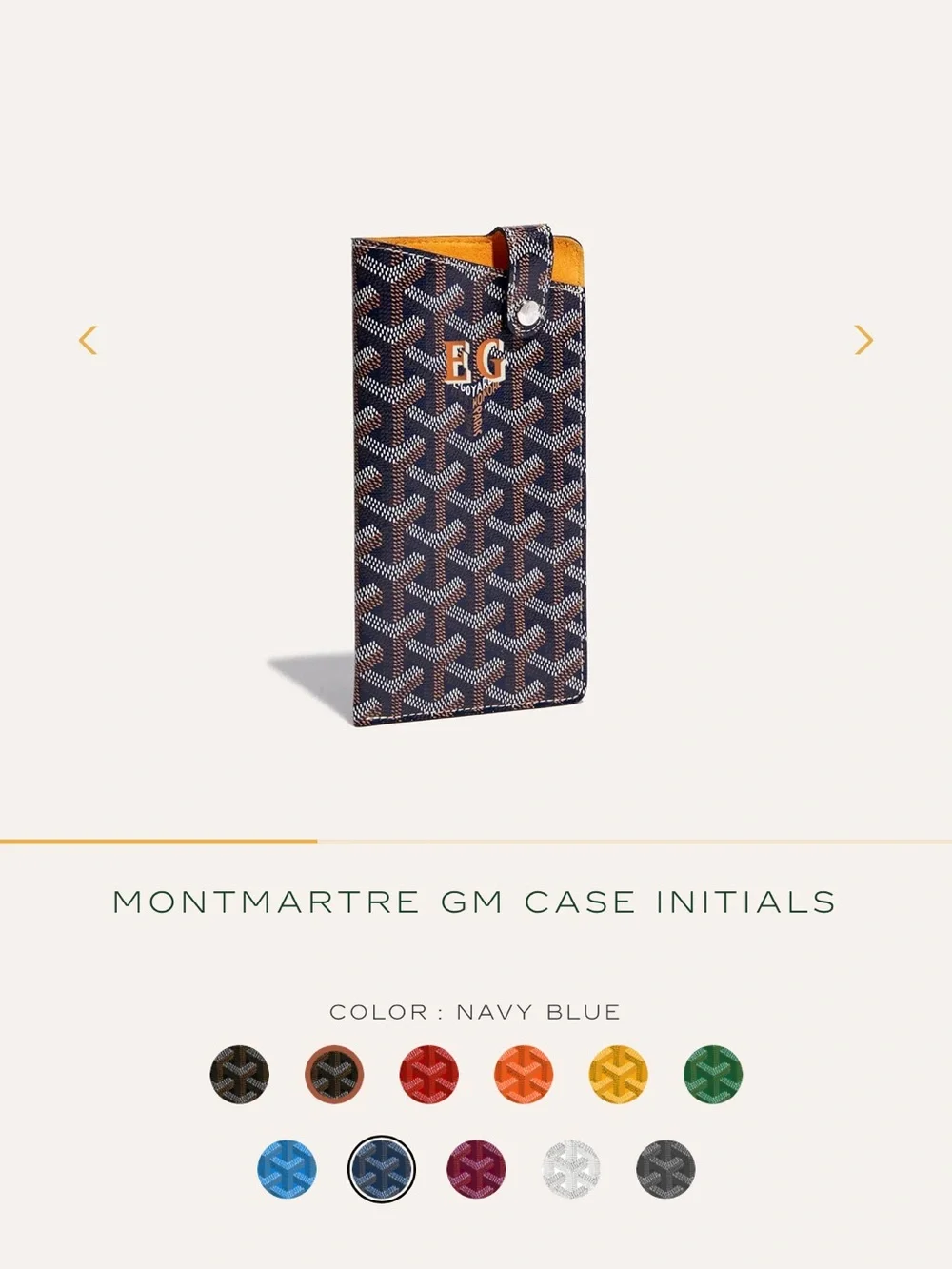 Goyard Montmartre GM Eyeglasses Case